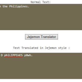 jejemon translator|japanese dictionary to english meaning.